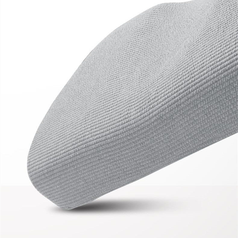 Gray ergonomic memory foam pillow