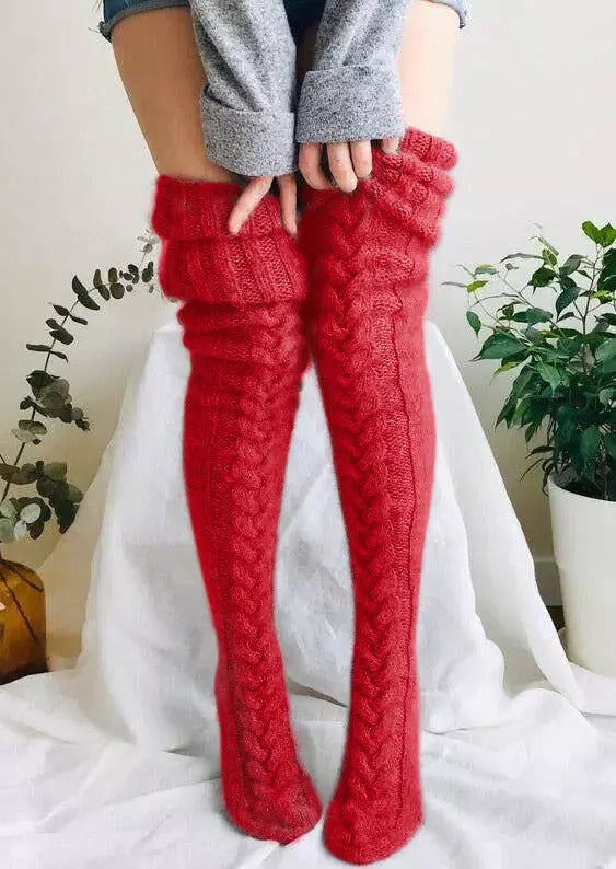 Colverro™ Extra-Long Over-the-Knee Knit Socks for Boots and Skirts