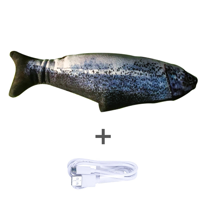 Colverro Electric Flopping Fish Cat Toy with Washable Cover