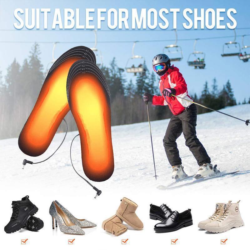 Colverro™ USB Heated Shoe Insoles That Trim to Fit Boots and Sneakers