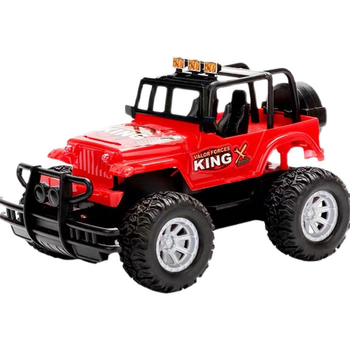Colverro Rechargeable RC Off-Road Jeep with Light-Up Front