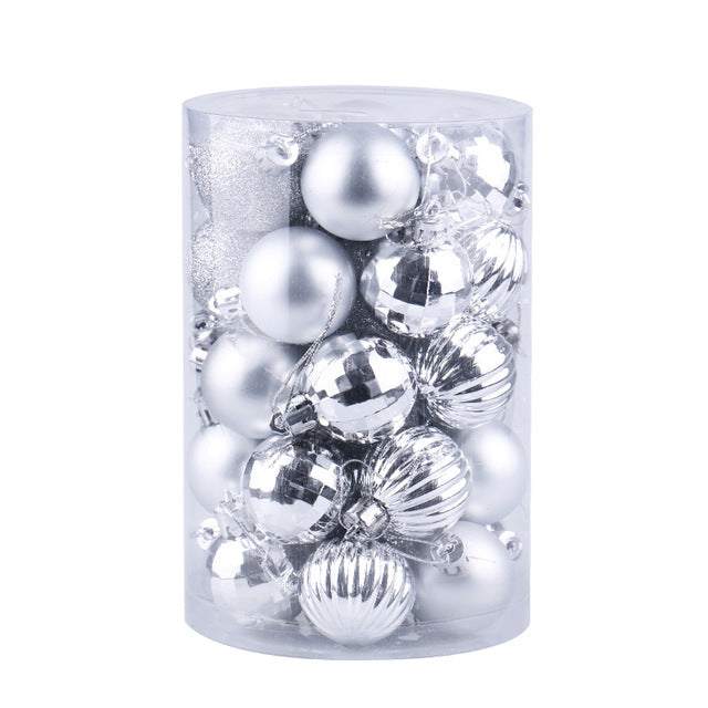 Colverro™ Set of 34 Christmas Ball Ornaments 4 cm in Rich Colors