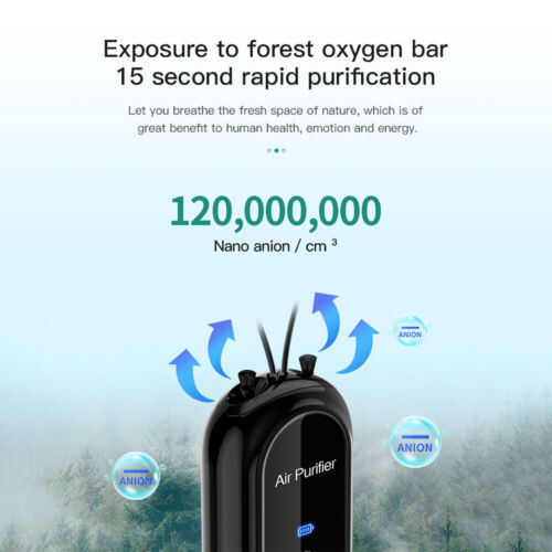 Colverro™ Wearable Mini Air Purifier Necklace with USB Charging