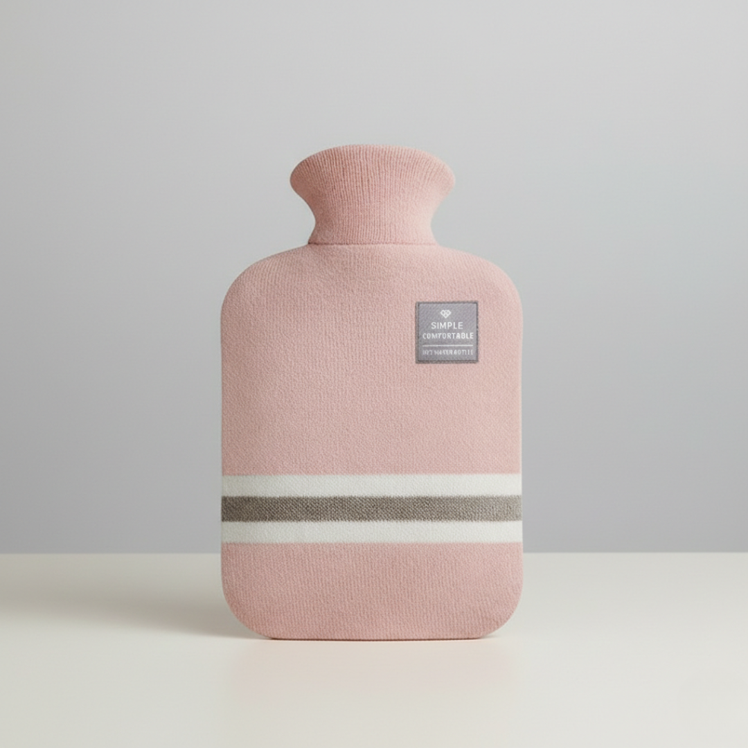 Colverro™ 2 Liter Hot Water Bottle with Knit Cover, Warm for Hours