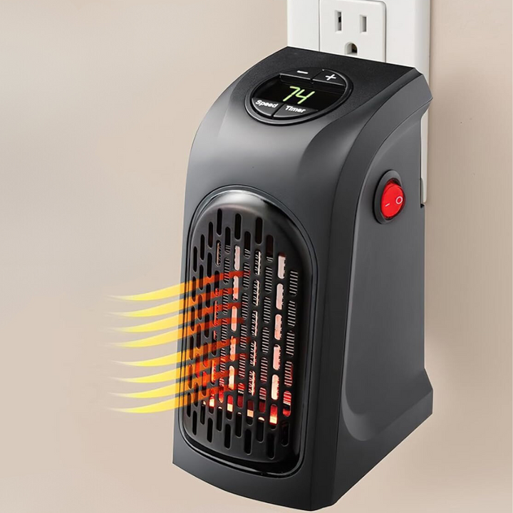 Colverro™ Plug-In Wall Outlet Fan Heater with PTC Thermostat