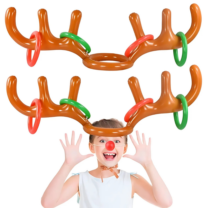 Colverro™ Reindeer Antler Ring Toss Game for Holiday Parties