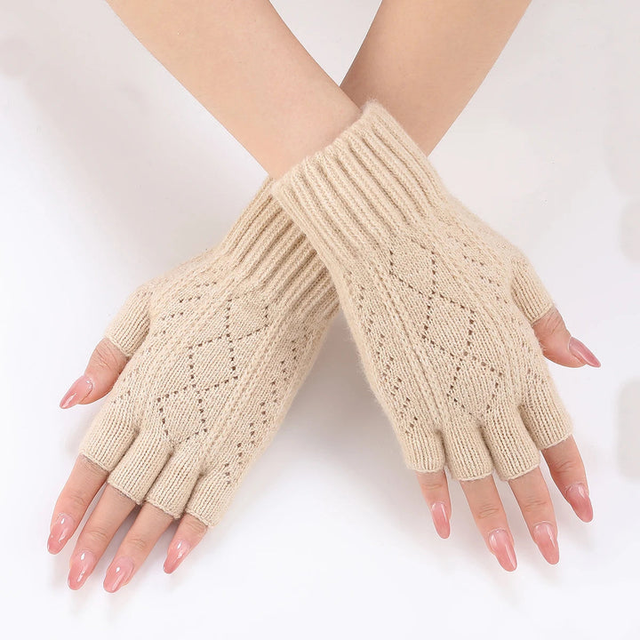 Colverro™ Soft Knit Fingerless Gloves for Typing and Texting in the Cold