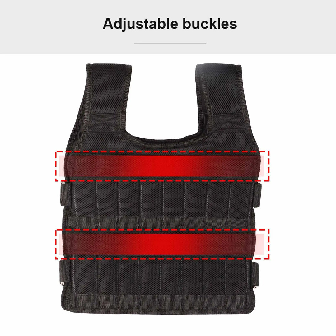 Colverro™ Adjustable Weighted Vest with 32 Pockets for Workouts