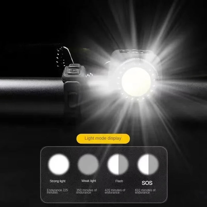 Colverro™ Bike Horn and Headlight Combo with 110 dB Alarm and Remote