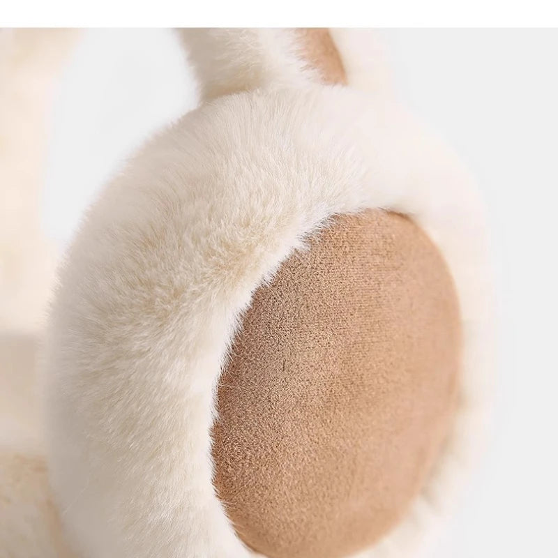 Colverro™ Plush Ear Muffs Headband for Women, Soft and Fluffy Warmth