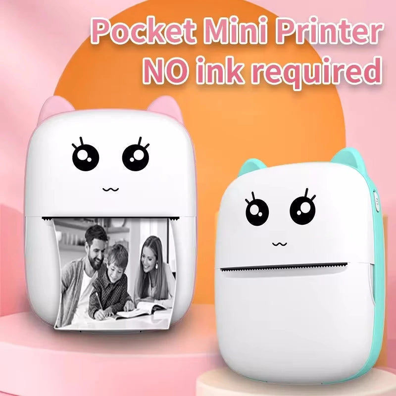 Colverro™ Mini Wireless Thermal Label Printer, Inkless Bluetooth