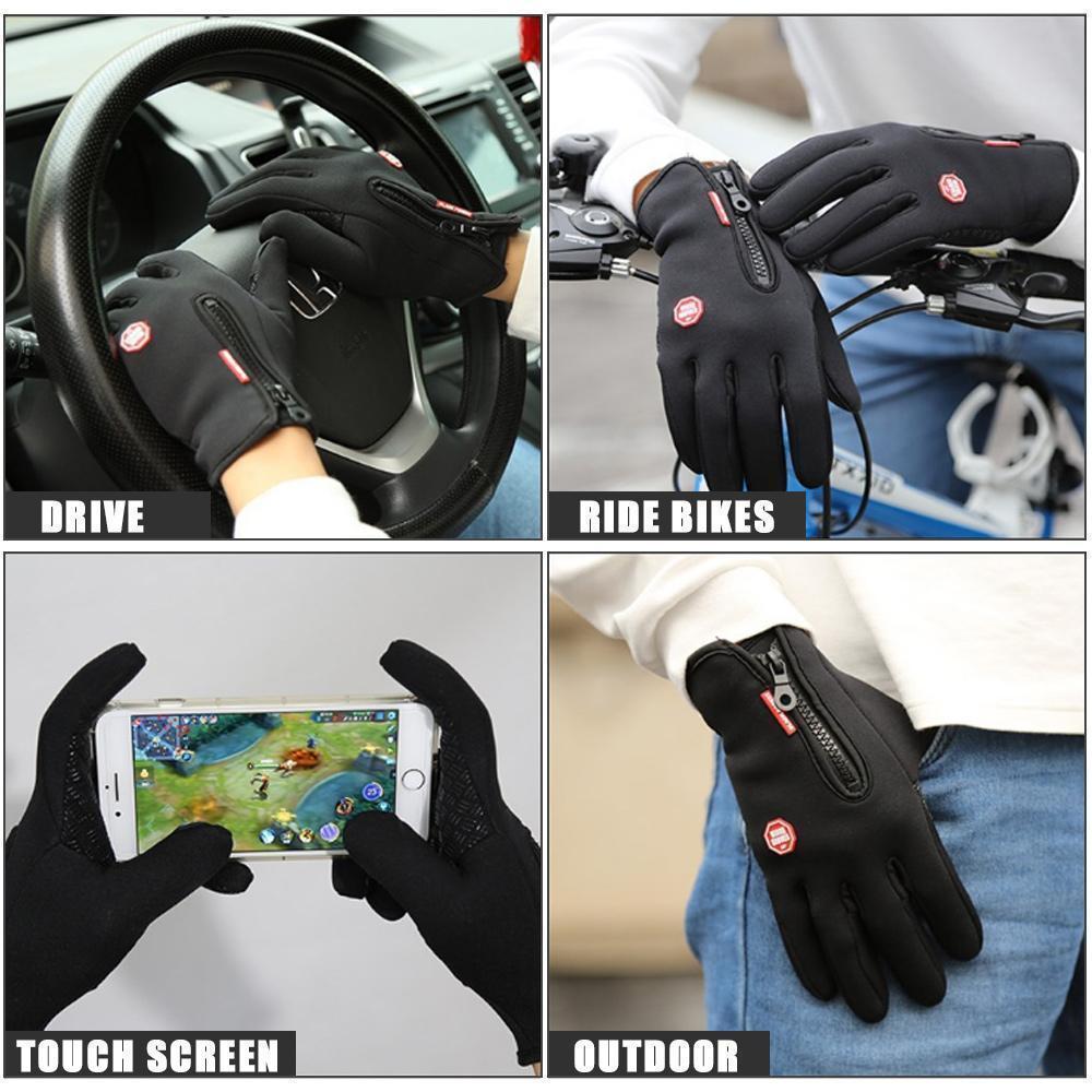 Colverro™ Waterproof Thermal Gloves with Touchscreen Tips and Grip