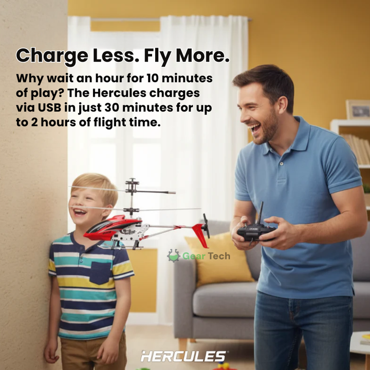 Colverro™ Remote Control Helicopter with LED Lights and Gyro Stabilizer