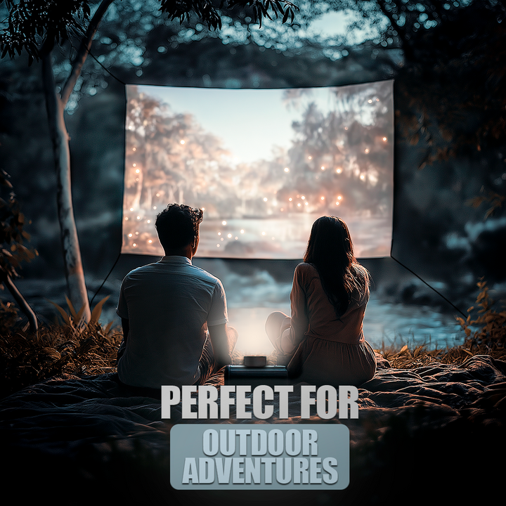 Colverro™ Mini Portable Projector with 1080P Support, Power Bank Ready