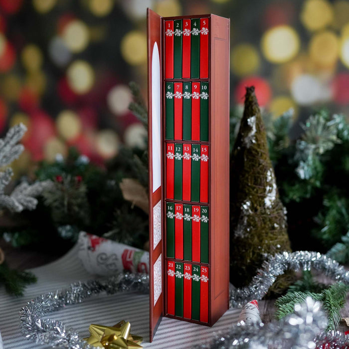 Colverro Christmas Bookcase Blind Box with Mini Book Ornaments