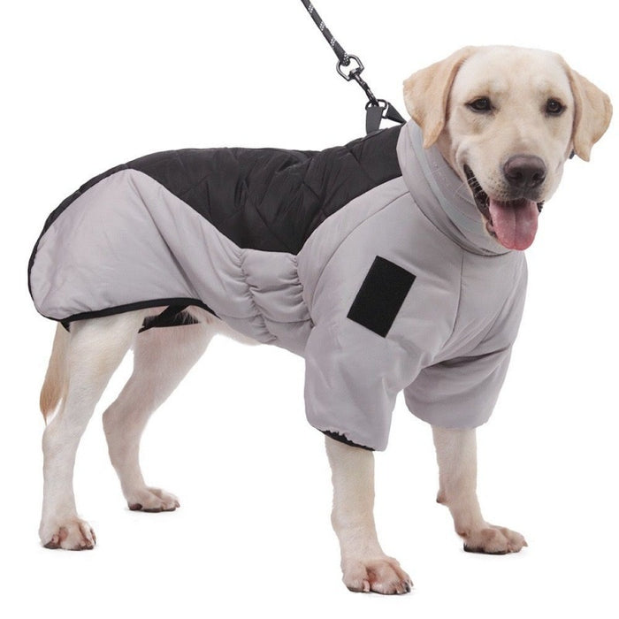 Colverro Padded Winter Dog Coat with High Collar