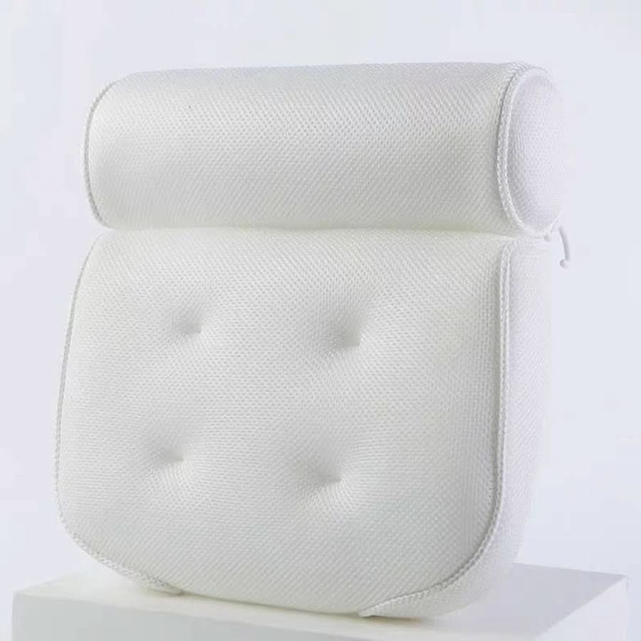 Colverro™ Ergonomic Bath Pillow with Breathable 4D Air Mesh Support