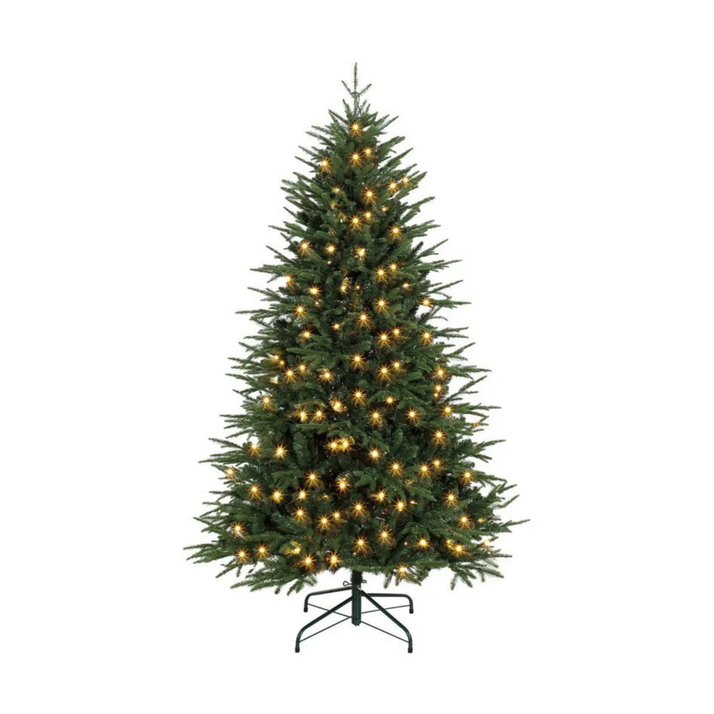 Full green pre-lit Christmas tree 6 ft