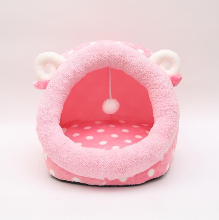 Cozy Enclosed Cat Bed with Removable Washable Cushion