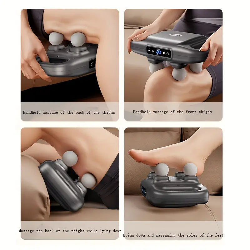 Colverro™ Deep Tissue Massage Gun with 4 Heads, 20 Speeds and LED Screen