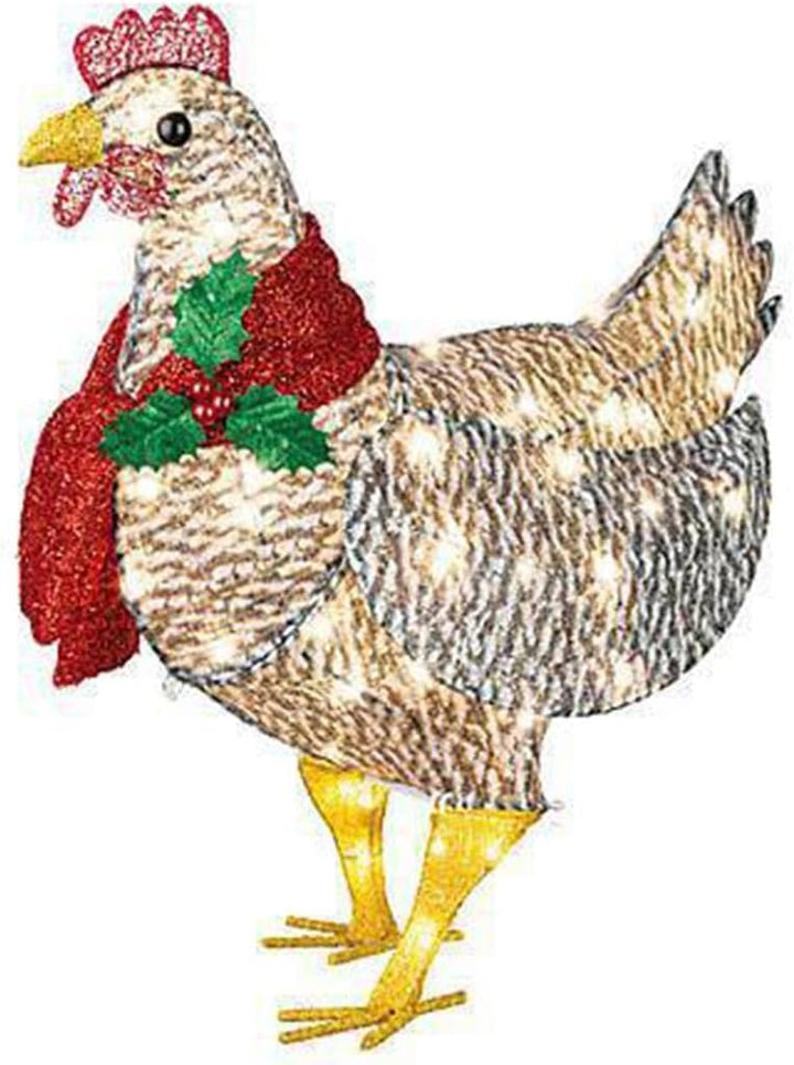 Colverro™ LED Chicken with Scarf Christmas Light for Indoors and Outdoors