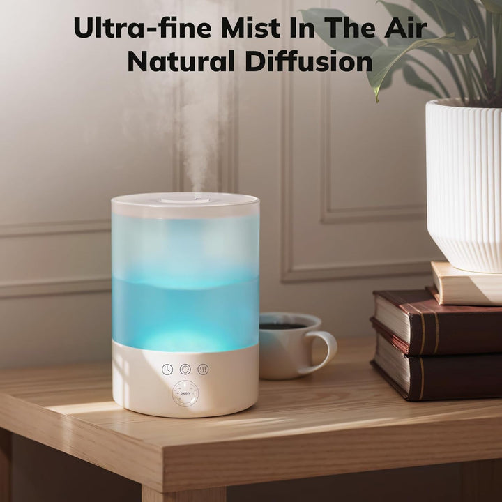 Colverro™ Cool Mist Humidifier with 2.5L Tank and 7-Color Night Light