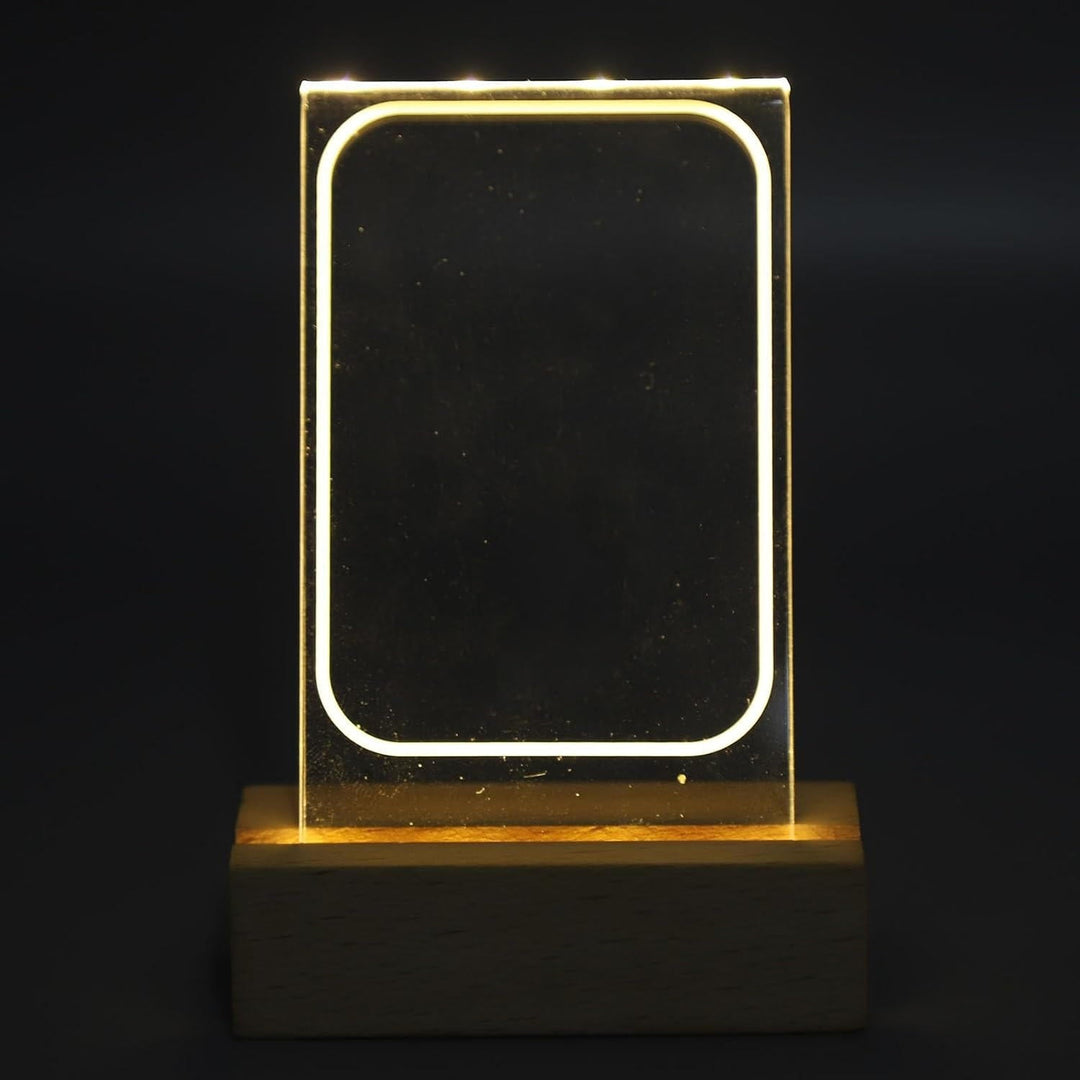 Colverro™ Light-Up Photo Frame with Three Slots for Photos and Tickets