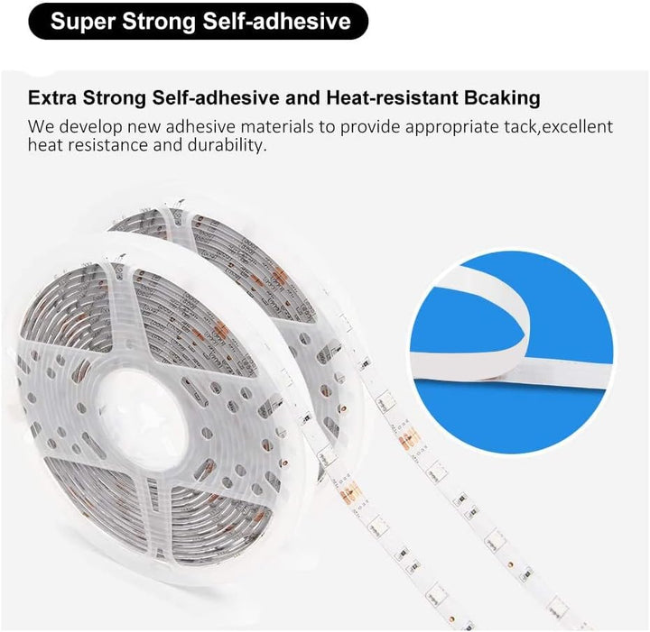 Colverro™ 32.8 ft RGB LED Strip Lights with 44-Key Remote and 16 Colors