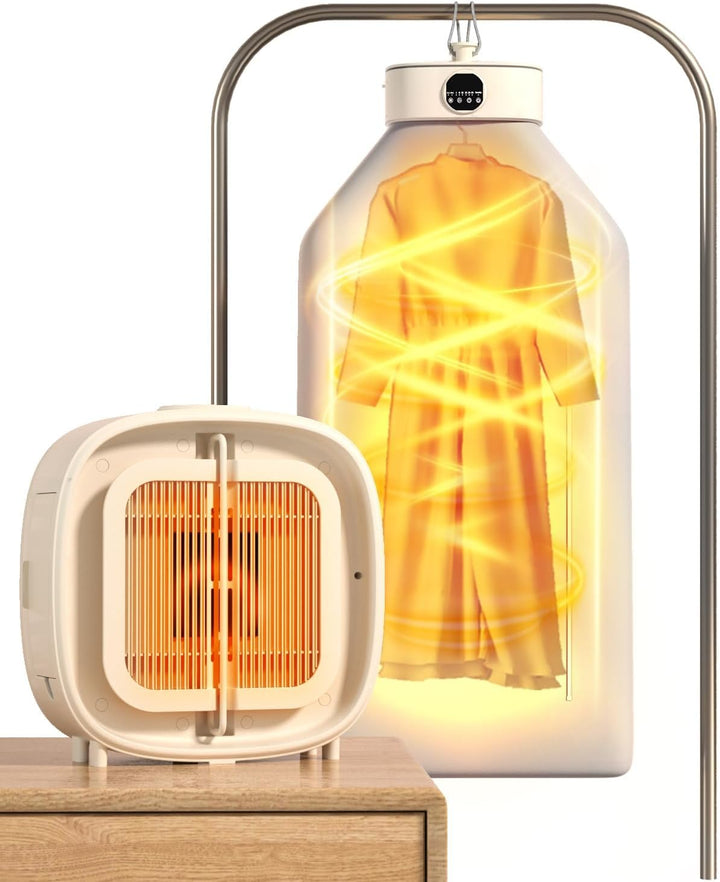 Colverro™ Portable 800W Clothes Dryer and Space Heater with Timer