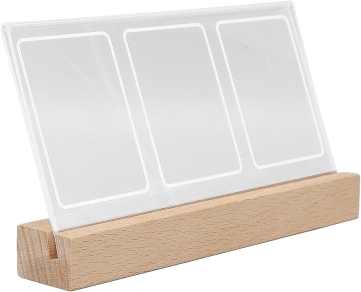 Colverro™ Light-Up Photo Frame with Three Slots for Photos and Tickets