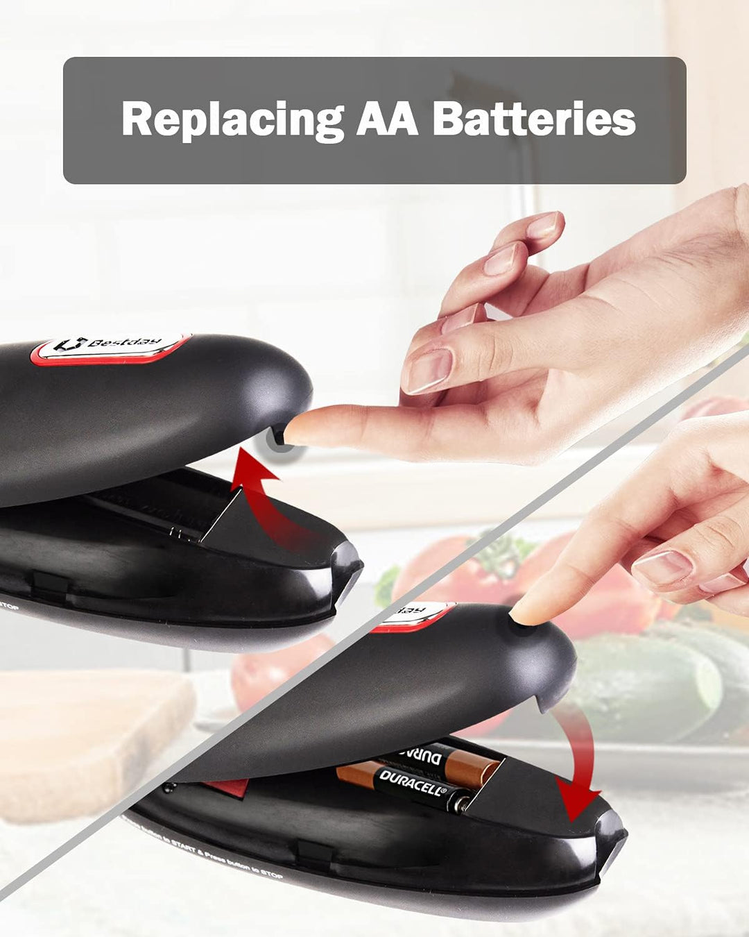 Colverro™ Electric Automatic Can Opener with One-Touch Hands-Free Use