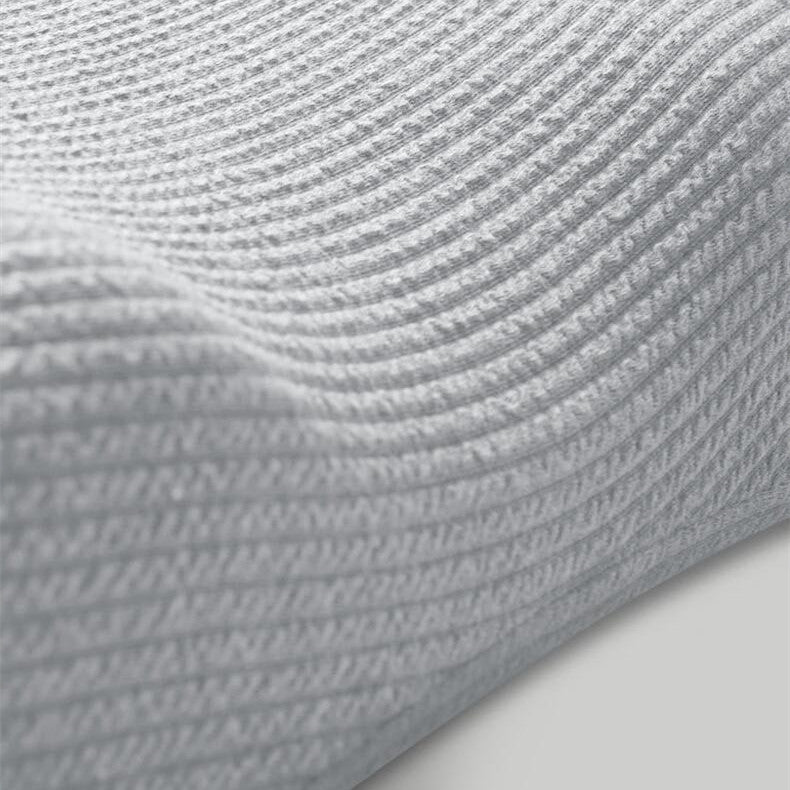 Gray ergonomic memory foam pillow