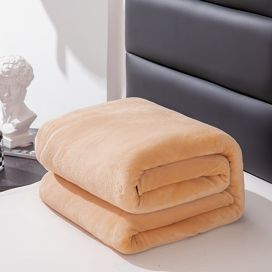 Colverro™ Soft Flannel Throw Blanket for Couch, Bed and Camping