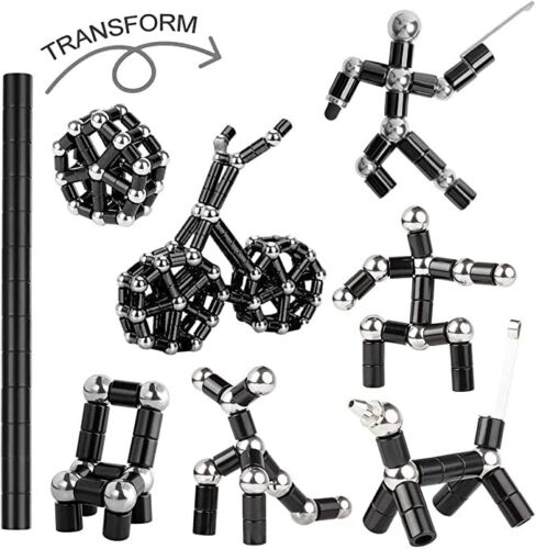 Colverro™ Magnetic Fidget Pen with Stylus Tip and Build-Your-Own Shapes