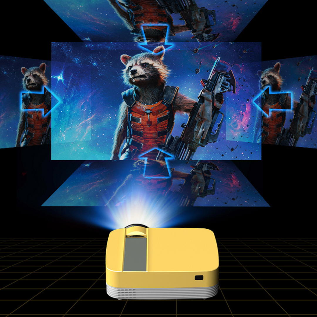 Colverro™ Mini HD Projector with Tripod and Built-In Speakers
