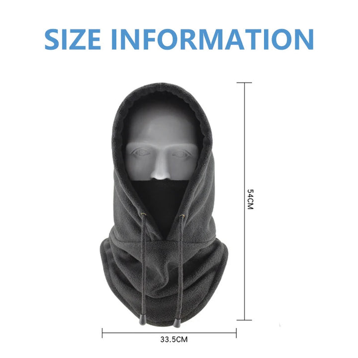 Colverro™ Polar Fleece Balaclava Ski Mask with Adjustable Drawstring