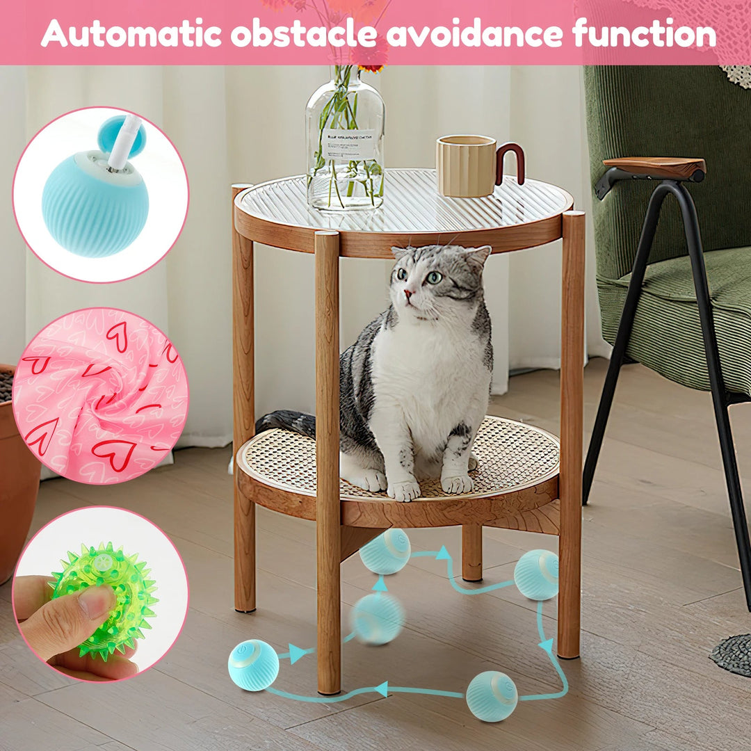 Colverro™ Interactive Cat Hunting Toy with Self-Rolling Smart Ball