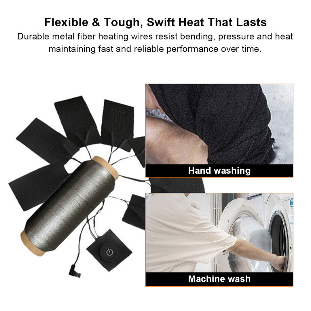 Colverro™ 5-Zone USB Heated Pad with 30-Second Warm-Up