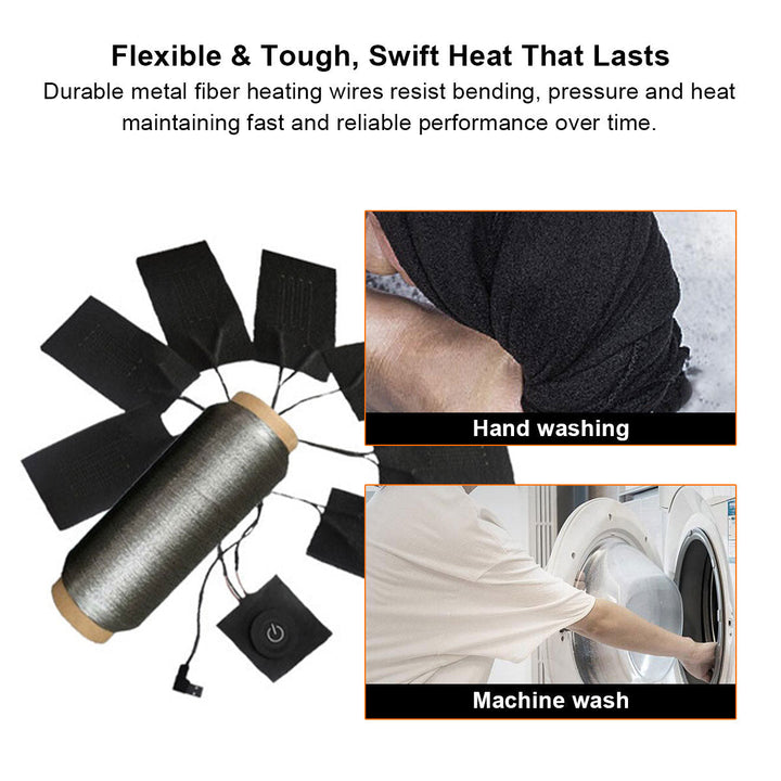 Colverro™ 5-Zone USB Heated Pad with 30-Second Warm-Up
