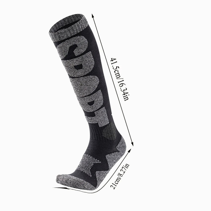 Colverro™ Merino Wool Blend Ski Socks with Cushioned Sole and Arch Support