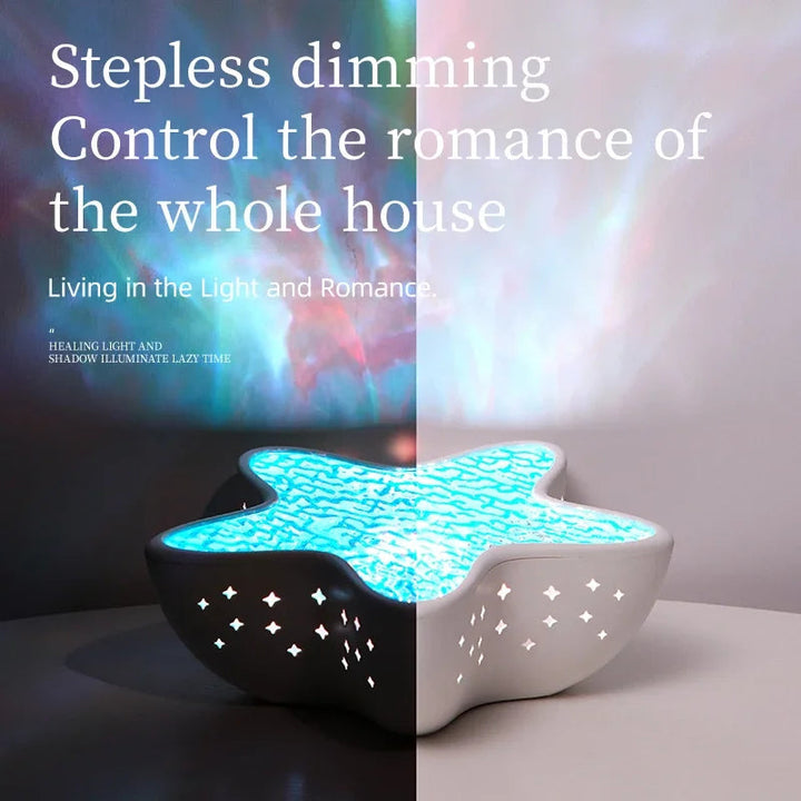 Colverro™ Starfish Ocean Wave Night Light Projector with 7 Colors