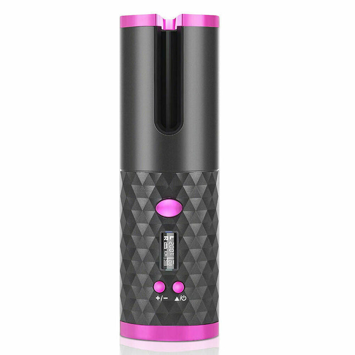 Colverro™ Cordless Automatic Hair Curler with Ceramic Chamber and Timer