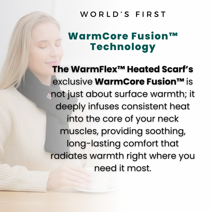 Colverro™ USB Heated Neck Scarf with Even, Relaxing Warmth