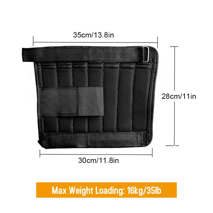 Colverro™ Adjustable Ankle Weights in Breathable Mesh, Up to 35 lb Load