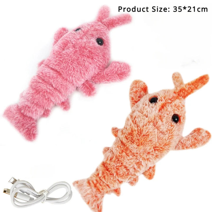 Colverro™ Flopping Shrimp Pet Toy with Touch-Activated Motion