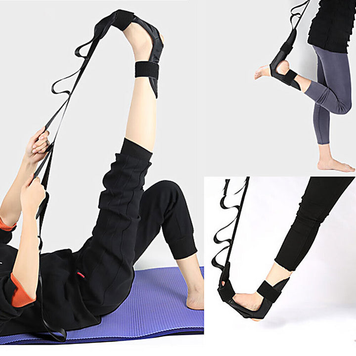 Colverro™ Adjustable Yoga Stretch Strap for Deeper Stretches and Flexibility