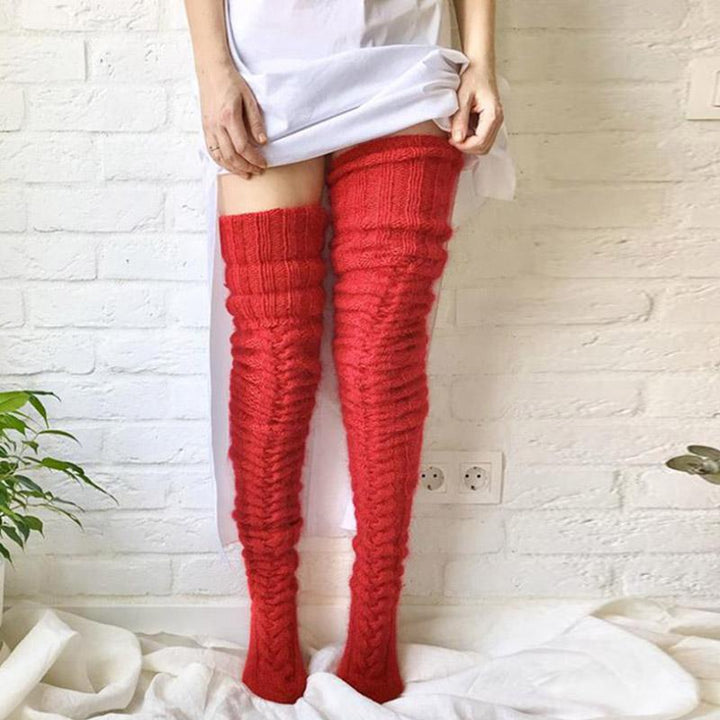 Colverro™ Extra-Long Over-the-Knee Knit Socks for Boots and Skirts