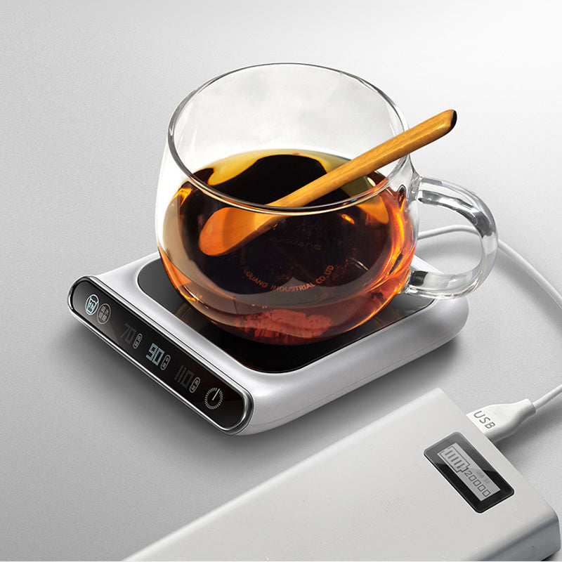 Colverro™ Mug Warmer Coaster with 3 Heat Levels and Auto Shut-Off