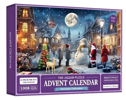 Christmas jigsaw puzzle advent calendar boxes