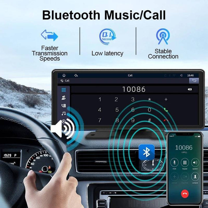 Colverro™ 10.26-Inch Touchscreen Car Stereo with CarPlay and Backup Camera